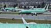 Et Boeing 737 Max-fly som bygges for Norwegian, på vei ut på rullebanen for en testflygning 11. desember ved flyplassen i Renton i Washington i USA. Nye dokumenter fra Boeing viser at selskapets ansatte har meldt om problemer ved flytypen 737 Max.