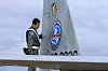 De japanske flyene har et eget emblem for «Atlantic Eagles»-oppdraget på halefinnen. Foto: Royal Air Force