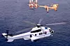 FEIL MED DRIVSTOFFTILFØRSELEN: Et helikopter av denne typen, EC 225, måtte foreta en kontrollert nødlanding på Jæren lørdag.
