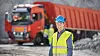 Sasko Cuklev leder arbeidet med autonome kjøretøy i Volvo. Bildet er fra kalksteinsbruddet hos Brønnøy Kalk. Foto: Volvo Trucks