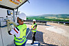 En solenergipark i Hellas, hvor vekselretterne kommer fra Kina.
