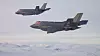 Her flyr RNorAF F-35A-flyene 5150 og 5149 over Rondane.