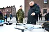 Forsvarsminister Tore O. Sandvik la frem den nye dronestrategien for forsvarssektoren mandag.