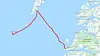 Strekningen mellom Bodø, Moskenes, Værøy og Røst er lang, og det å utvikle en hydrogenferge vil bli dyrt. Men nytten vil bli stor, skriver TUs redaktør i denne kommentaren. Skjermbilde: Google Maps