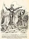 Rytter med håndkanon og lunte for antenning, rundt 1460. Fra boka Illustrierte Geschichte von Bayern, Süddeutsches Verlag-Institut, 1891. Foto: Wikimedia Commons