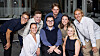 De åtte studentene som klekket ut ideen med VeriTwin: Fra venstre bak: Karlis Eiduks, Peder Solem Nervik, Gunnar Hole Gjengedal, Rakel Rønning Ramsdal og Vetle Pedersen Skaset. Foran fra venstre: Agathe Schøne Vogtengen, Vegard Berge og Mayvi Måna Garseth.