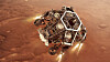 En digital illustrasjon fra Nasa viser hvordan Perseverance-landingsfartøyet antenner motorene idet den nærmer seg Mars' overflate. Først ti minutter etter den planlagte landingen, får vi vite om nedstigningsfasen var vellykket.