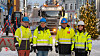 F.V. Kenth Jensen (anleggsleder A.Markussen), Kenneth Hellvig (prosjektleder Tromsø kommune), Hans Arne Henriksen (byggeleder HRP), Alexandra Dons (assisterende prosjektleder Tromsø kommune).
