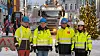 F.V. Kenth Jensen (anleggsleder A.Markussen), Kenneth Hellvig (prosjektleder Tromsø kommune), Hans Arne Henriksen (byggeleder HRP), Alexandra Dons (assisterende prosjektleder Tromsø kommune).
