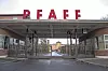 Dagens inngangsparti er ikke særlig innbydene. Snart ønsker Kaiserslautern at den nye bydelen Pfaff skal ønske velkommen med helt andre kvaliteter enn tidligere. Foto: Fraunhofer ISE Foto: Fraunhofer ISE