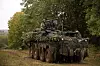 Stryker-vogn tilhørende Regimental Engineer Squadron, 2nd Cavalry Regiment på øvingsfeltet i Hohenfels i Tyskland i starten av oktober. Foto: Pfc. Rachel Wilridge