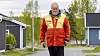 Helge Hamre er en av beboerne på Bjertnestunet som stiller seg kritisk til grunnarbeidene på boligfeltet. Foto: Arash A. Nejad