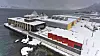 Snøhetta-design: Dette anlegget bygget for fiskeri- og oppdretts-konsernet Holmøy AS, tegnet av Snøhetta, sørget for at Øksnes Entreprenør vant prisen for «Beste bygg i nord» i 2019. Foto: Erik Jenssen