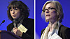 Franske Emmanuelle Charpentier (t.v.) er tildelt årets nobelpris i kjemi, sammen med amerikanske Jennifer A. Doudna (t.h.)
