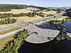30. august tok et kvikkleireskred med seg både ny E6, gammel E6 og jernbanen ved Nesvatnet i Levanger.