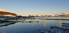Den prosjekterte modellen av nye Nerlandsøybru i Herøy i Møre og Romsdal, visualisert gjennom Trimble SiteVision.