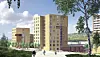 Studentsamskipnaden i Oslo regner med at de nye studentboligene vil stå klare allerede i 2017. Foto: AT Plan & arkitektur