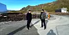 COO Josef Fleischmann og Lead Engineer Jonas Mentz ved det som snart er en romhavn for satelitter.
