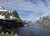 Regjeringen vil utbedre E10 mellom Å og Nappstraumen ytterst i Lofoten. Foto: Statens vegvesen