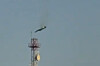 Utsnitt fra en video som skal vise et F-15E-kampfly som styrter i Kuwait 2. mars 2026.