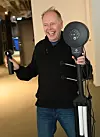 Bjørn Holte gleder seg over suksessen med Hedgehog Dryer. Foto: Gunhild Haugnes