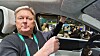 Henrik Fisker i sin Fisker Ocean, under CES-messen i Las Vegas i januar 2022.