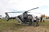 Det var dette helekopteret som styrtet i Tyskland tirsdag formiddag. Bildet viser helikopteret under et flyshow i Oulu, Finland, i 2014.