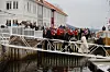 Stor stas når kong Harald og dronning Sonja ankommer Gjemnes kommune på et fylkesbesøk i fjor vår. Vannavgiftene i kommunen er ikke like stas.