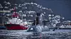 U-32, som var den første ubåten i 212-klassen som ble tatt i bruk 19. oktober 2005, i Bergen i fjor høst.