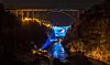 Lastebilen ble lansert ved Hoover Dam natt til onsdag.