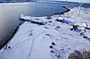 Byggestart: Foto fra februar 2013 av tomta der Reinertsen like etter satte gravemaskinskuffen i bakken.