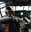 Den moderniserte cockpiten i C-130J. Foto: Per Erlien Dalløkken