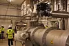 Bygging: Produksjonsutstyret kom på plass i løpet av vinteren og våren 2014. Bildet er fra mars.
