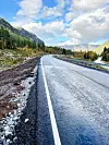 Nå kan hyttefolket suse forbi Valle uten å bli heftet av nedsatte fartsgrenser. Foto: Statens vegvesen