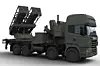 Nederland anskaffer 20 slike lastebilmonterte launchere til Puls-systemet. Foto: Elbit Systems