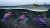 Aker BP, PGNiG, Wintershall Dea og Equinor skal investere til sammen nær 17 milliarder kroner i de tre satellittutbyggingene Alve Nord, Idun Nord og Ørn. Illustrasjon: Aker BP