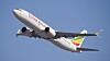 Ulykkesflyet ET-AVJ tar av fra Ben Gurion lufthavn i Tel Aviv i Israel i februar.