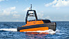 Aker Biomarine skal bruke en slik drone til å finne krill i Antarktis. Dersom en brottsjø eller annen hendelse skulle få Kongsberg Maritime Sounder USV til å kantre, vil den rette seg opp igjen og fortsette oppgavene.