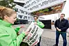 Greenpeace Norge sendte inn tips til Forbrukertilsynet om at de mente Equinor bryter Åpenhetsloven. Nå har Forbrukertilsynet konkludert. Fra venstre: Juni Haugan Holden, Andreas Randøy og Frode Pleym fra Greenpeace.