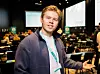 Christoffer Røneid er nyvalgt leder for Teknas 15.000 studentmedlemmer. Foto: Mikkel Moe/Tekna