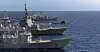 Både F82 «Victoria» i Santa María-klassen og F102 «Almirante Juan de Borbón» i Álvaro de Bazán-klassen seiler i dag med Harpoon-missiler. Førstnevnte skal erstattes av nye F110-fregatter som etter planen skal motta de første NSM-missilene fra Kongsberg om fire år. Foto: Den spanske marinen