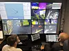 Da dronen oppholdt seg på havbunnen, jobbet to personer per skift i operasjonsrommet på Njord-plattformen. Det samme gjorde to personer i Saipems operasjonssentral i Stavanger. Foto: Saipem