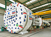 Tunnelboremaskinen som skal drive Ulriken, veier 1800 tonn og har en diameter på 9,33 meter.