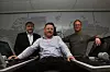 Kongsberg Maritime har bygget opp en simulator for sitt nye brosystem for avanserte fiskebåter. Det blir ikke ulikt kontrollrommet på havmerden til Ocean Farming. Fra venstre: Terje Nilsen, Thor Hukkelås og Frank Reier Knudsen . (Foto: Tore Stensvold). Foto: Tore Stensvold