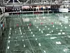 Stille før stormen: Alle modellene skal starte likt i Ocean Space Race som foregår i havbassenget på Marintek i Trondheim hvert år.