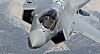 En F-35A under luftfylling av drivstoff i nærheten av flybasen Edwards.