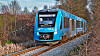 Et hydrogendrevet Coradia I-lint-tog i prøvedrift.