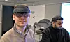 Prosjektene med Open Bridge tiltrekker seg flinke folk fra hele verden. Jon Fauske med AR-briller og PhD Sahil Muthar til høyre,