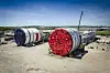 Stor leverandør: Herrenknecht bygger TBM-ene til Follobanen. Bildet viser dobbelskjoldmaskinene som ble brukt til å bore motorveitunnelen Legacy Way i Australia. ⇥Foto: Acciona-Ghella