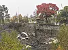 Det katastrofale kvikkleireskredet som gikk i Gjerdum i Akershus natt til 30. desember 2020 krevde ti liv, pluss livet til et ufødt barn. I tillegg ble en rekke bygninger ødelagt, samt deler av en vei i området. Foto: Joachim Seehusen